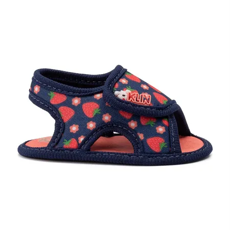 Sandália Com Estampas Infantil Klin Biju Sandália Com Estampas Infantil Klin Biju