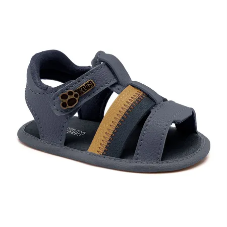 Sandália Masculina Para Bebê Klin Biju