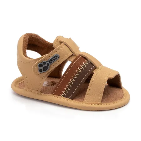 Sandália Masculina Para Bebê Klin Biju
