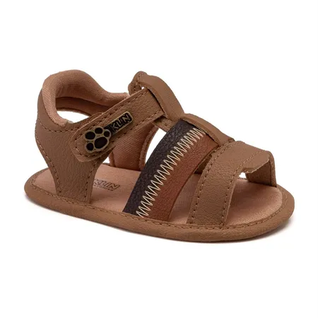 Sandália Masculina Para Bebê Klin Biju