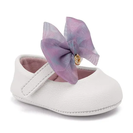 Sapatilha Para Bebê Klin Chantilly Laço Tule