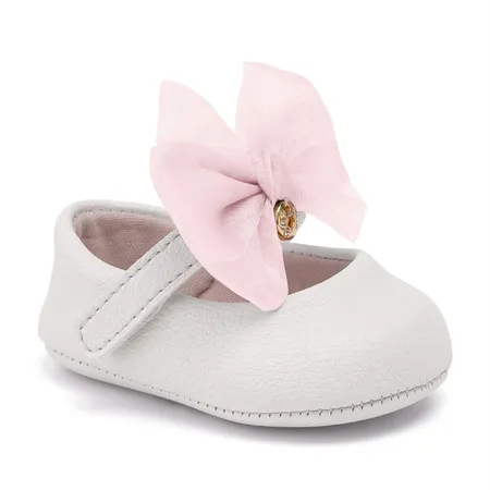 Sapatilha Para Bebê Klin Chantilly Laço Tule