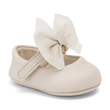 Sapatilha Para Bebê Klin Chantilly Laço Tule
