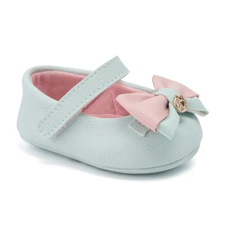 Sapatilha Para Bebê Laço Pingente Klin Chantilly