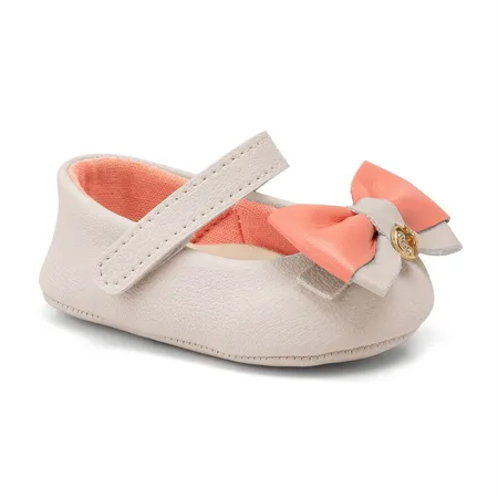 Sapatilha Para Bebê Laço Pingente Klin Chantilly