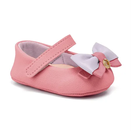 Sapatilha Para Bebê Laço Pingente Klin Chantilly