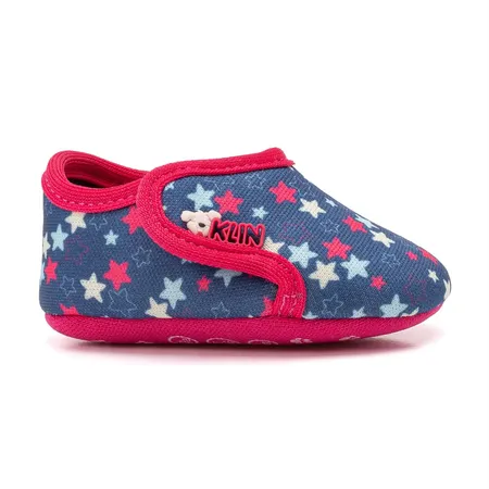 Tênis Infantil Klin Pipoca Recém Nascido Estampado Em Fita Aderente Tênis Infantil Klin Pipoca Recém Nascido Estampado Em Fita Aderente