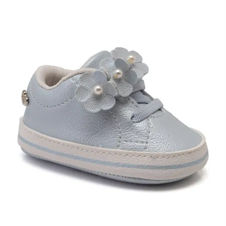 Tênis  Para Bebê  Klin Pipoca  Flores