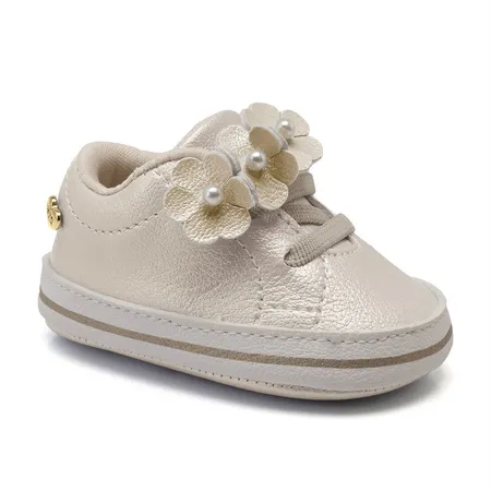 Tênis  Para Bebê  Klin Pipoca  Flores