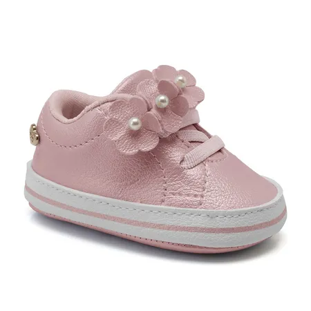 Tênis  Para Bebê  Klin Pipoca  Flores