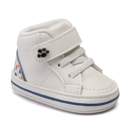 Tênis Infantil Tipo Bota Para Bebê Klin Pipoca Recém Nascido