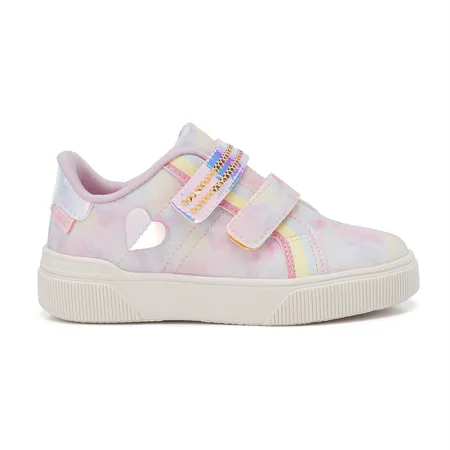 Tênis Infantil Klin Coleção Emoções Sky Tie Dye Holográfico Em Fitas Aderentes Tênis Infantil Klin Coleção Emoções Sky Tie Dye Holográfico Em Fitas Aderentes