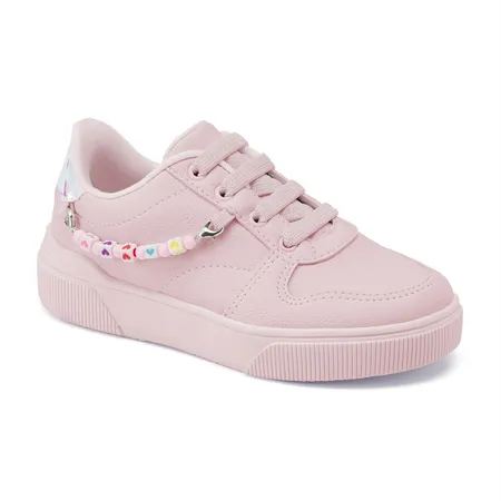 Tênis Infantil Feminino Com Miçangas Meninas Infantil Klin Sky