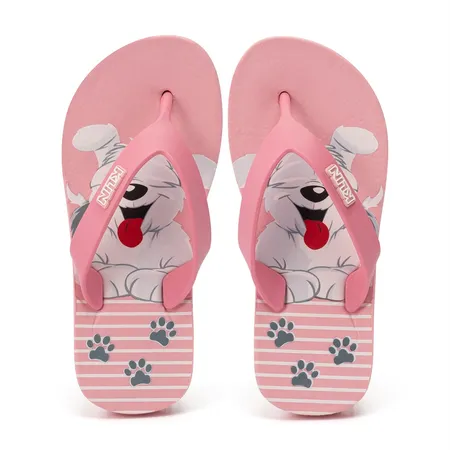Chinelo Infantil Estampado Mascote Klin Acqua Kids