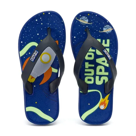 Chinelo De Dedo Infantil Klin Bicolor Acqua Kids