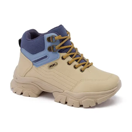 Bota Coturno Adventure Infantil Klin Kids Bicolor