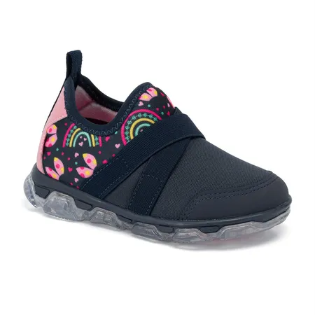 Tênis Infantil Menina Com Estampas Diversas Klin Color Light