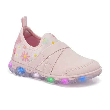Tênis Infantil Menina Com Estampas Diversas Klin Color Light
