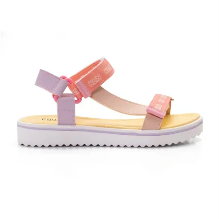 Sandália Infantil Klin Lola Fashion Em Fita Aderente