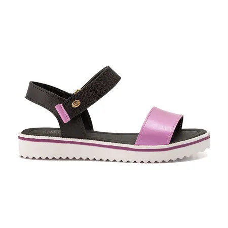 Sandália Infantil Klin Lola Fita Aderente Com Glitter Sandália Infantil Klin Lola Fita Aderente Com Glitter