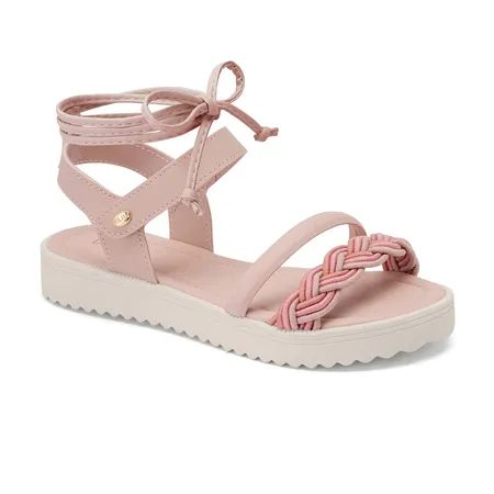 Sandália Infantil Klin Lola Com Amarração Verão