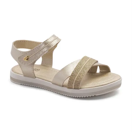 Sandália Infantil Feminina Com Glitter Klin Lolinha Mini