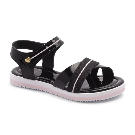 Sandália Infantil Feminina Com Glitter Klin Lolinha Mini