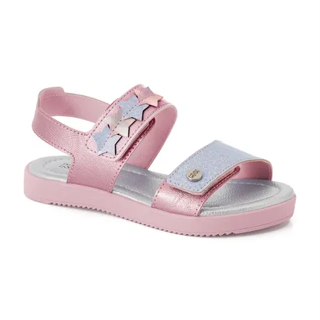 Sandália Infantil Feminina Klin Lolinha Com Estrelas E Brilho