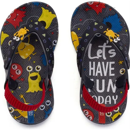 Chinelo Para Bebê Antiderrapante Infantil Klin Acqua Print