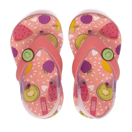 Chinelo Infantil Klin Acqua Print Estampa Frutinhas