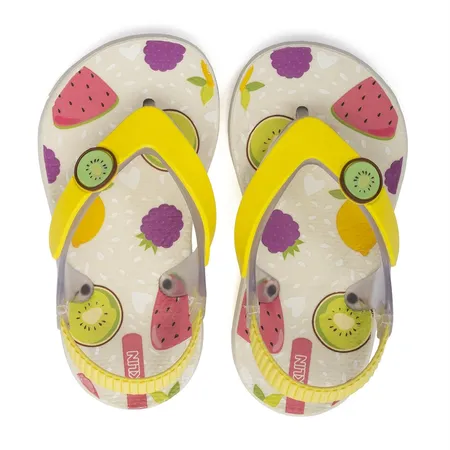 Chinelo Infantil Klin Acqua Print Estampa Frutinhas