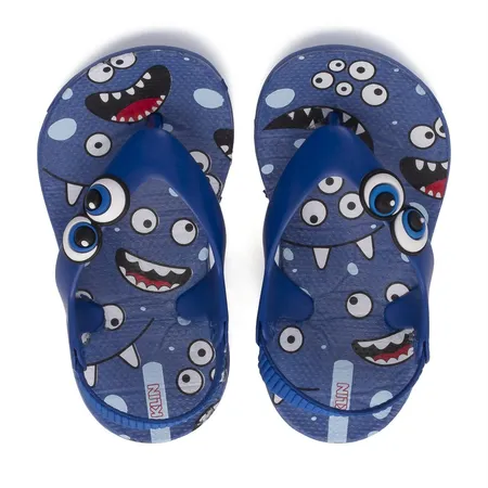 Chinelo Super Divertido Anatômico Infantil Klin Acqua Print