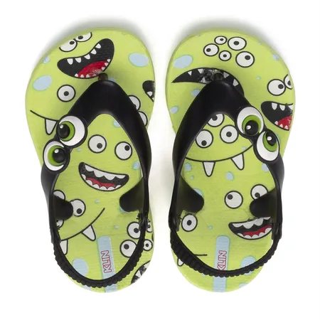 Chinelo Super Divertido Anatômico Infantil Klin Acqua Print