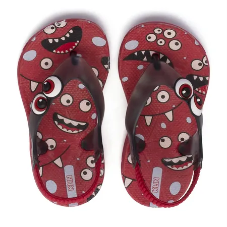 Chinelo Super Divertido Anatômico Infantil Klin Acqua Print