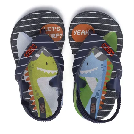 Chinelo Infantil Klin Acqua Print Estampa Dinossauro