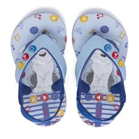 Chinelo Infantil Klin Acqua Print Estampa Do Klin