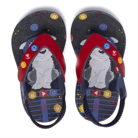 Chinelo Infantil Klin Acqua Print Estampa Do Klin
