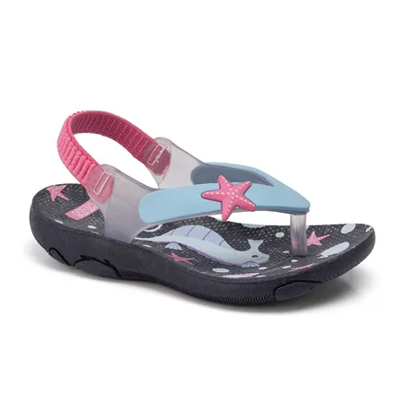 Chinelo Infantil Fundo Do Mar Klin Acqua Print Chinelo Infantil Fundo Do Mar Klin Acqua Print
