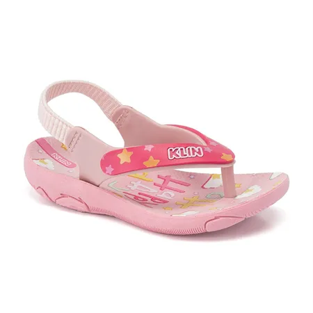 Chinelo Infantil Para Meninas Acqua Print Com Personagem