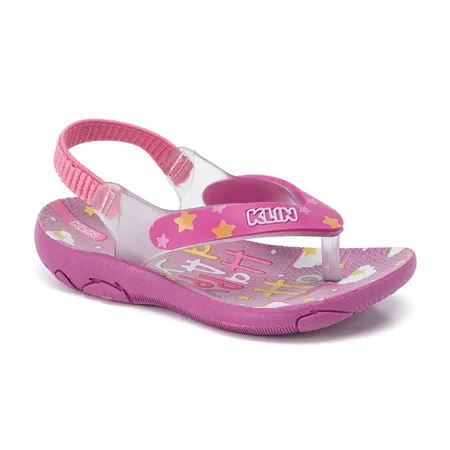 Chinelo Infantil Para Meninas Acqua Print Com Personagem Chinelo Infantil Para Meninas Acqua Print Com Personagem