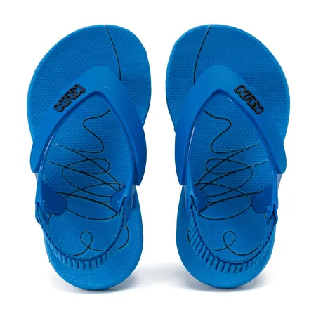 Chinelo Infantil Klin Acqua Print Com Elástico Por Eduardo Amarante