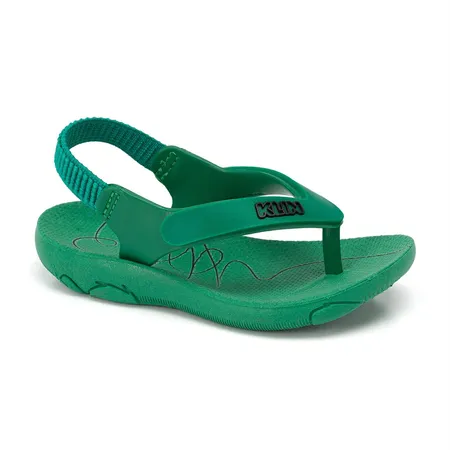 Chinelo Infantil Klin Acqua Print Com Elástico Por Eduardo Amarante Chinelo Infantil Klin Acqua Print Com Elástico Por Eduardo Amarante