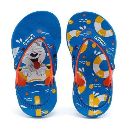 Chinelo Infantil Klin Acqua Print