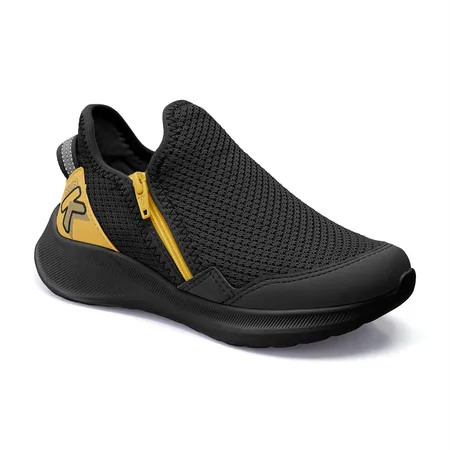 Tênis Infantil Esportivo Klin Freedom Kids Com Zíper Lateral
