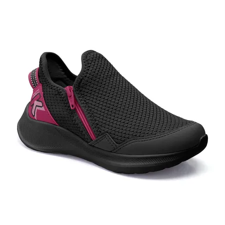 Tênis Infantil Esportivo Klin Freedom Kids Com Zíper Lateral