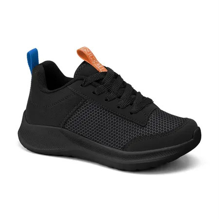 Tênis Casual Infantil Klin Freedom Kids Cinza Em Cadarço