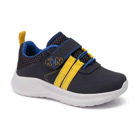 Tênis Infantil Esportivo Klin Freedom Kids Com Faixas Laterais