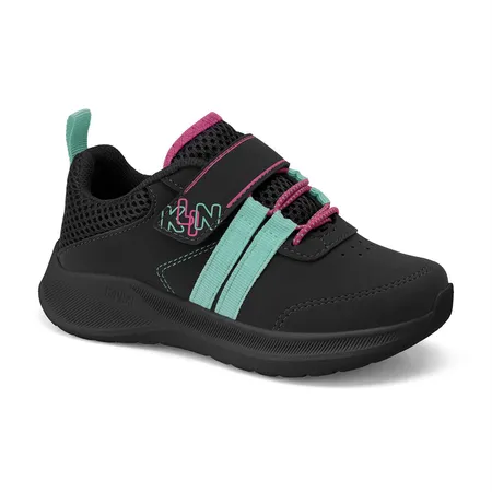 Tênis Infantil Esportivo Klin Freedom Kids Com Faixas Laterais