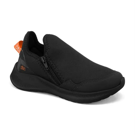 Tênis Infantil Casual Klin Calce Fácil Freedom Kids Zíper Lateral Básico