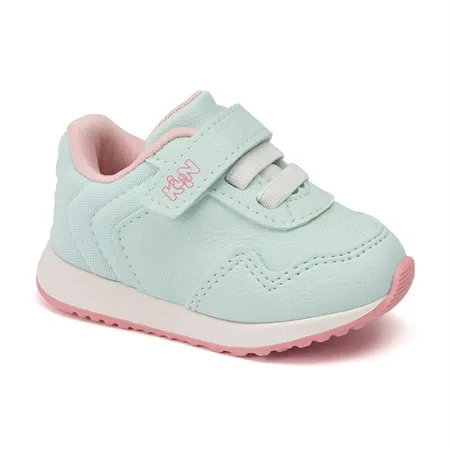 Tênis Infantil Klin Walk Baby Fashion Em Elástico E Fita Aderente
